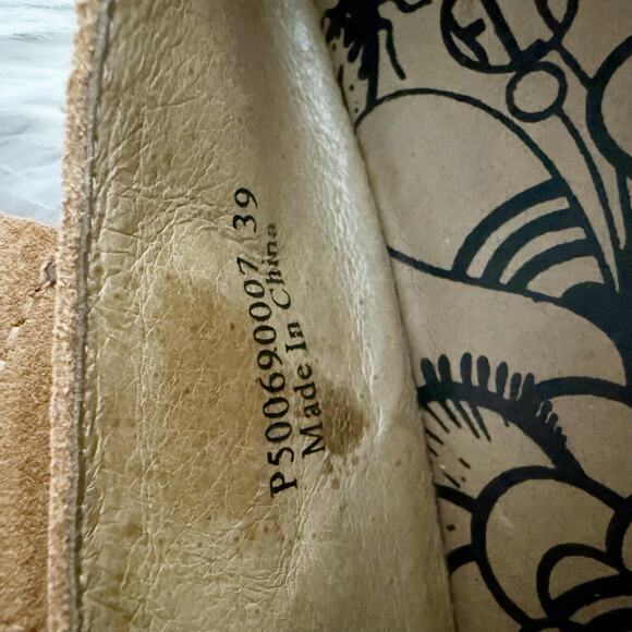 FLY LONDON | Wedge Caramel Tan Robi Adjustable Mary Jane Strap | 39, 8.5 - Picture 7 of 8